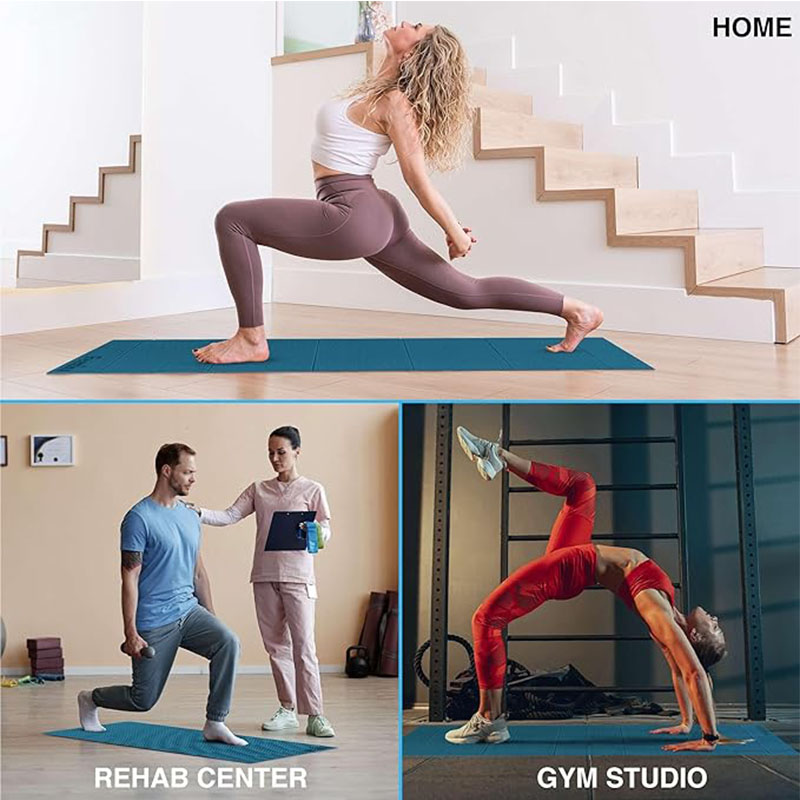 Custom TPE Non-Slip Yoga Mat E - Yoga Fitness Logo Design 评论和价格
