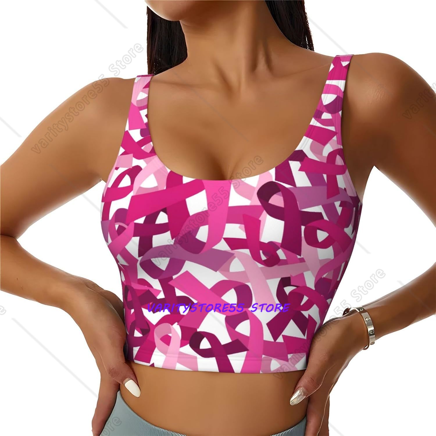 Breast Cancer Awareness Pink R - Yoga Overall Fitness 评论和价格