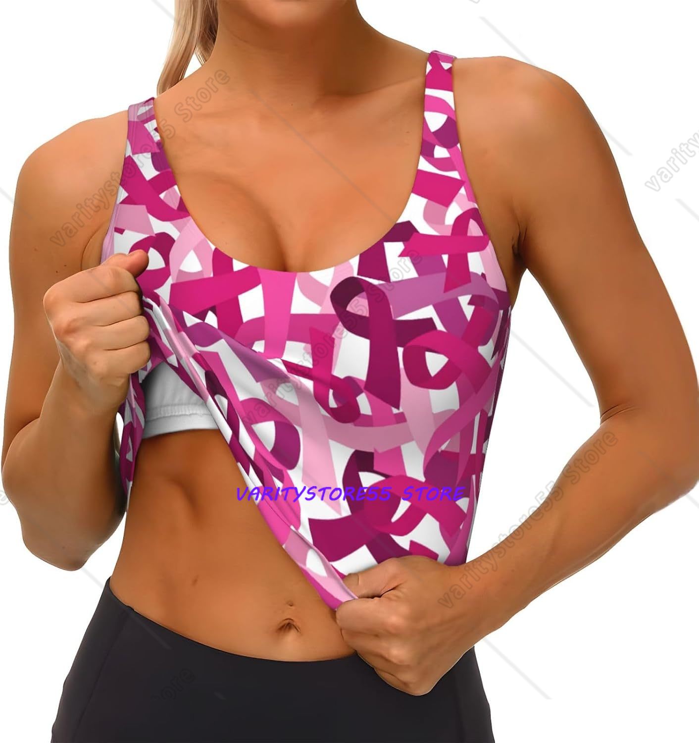 Breast Cancer Awareness Pink R - Yoga Overall Fitness 评论和价格