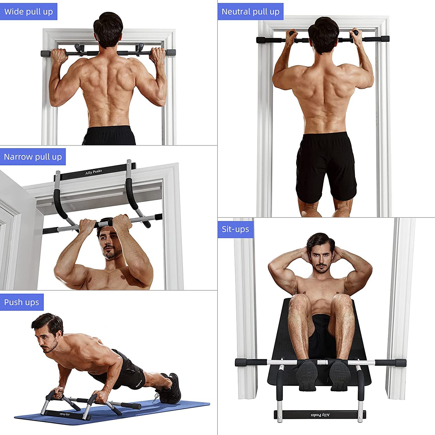 Indoor Fitness Equipment Door  - Pull Up Bar Doorframe 评论和价格