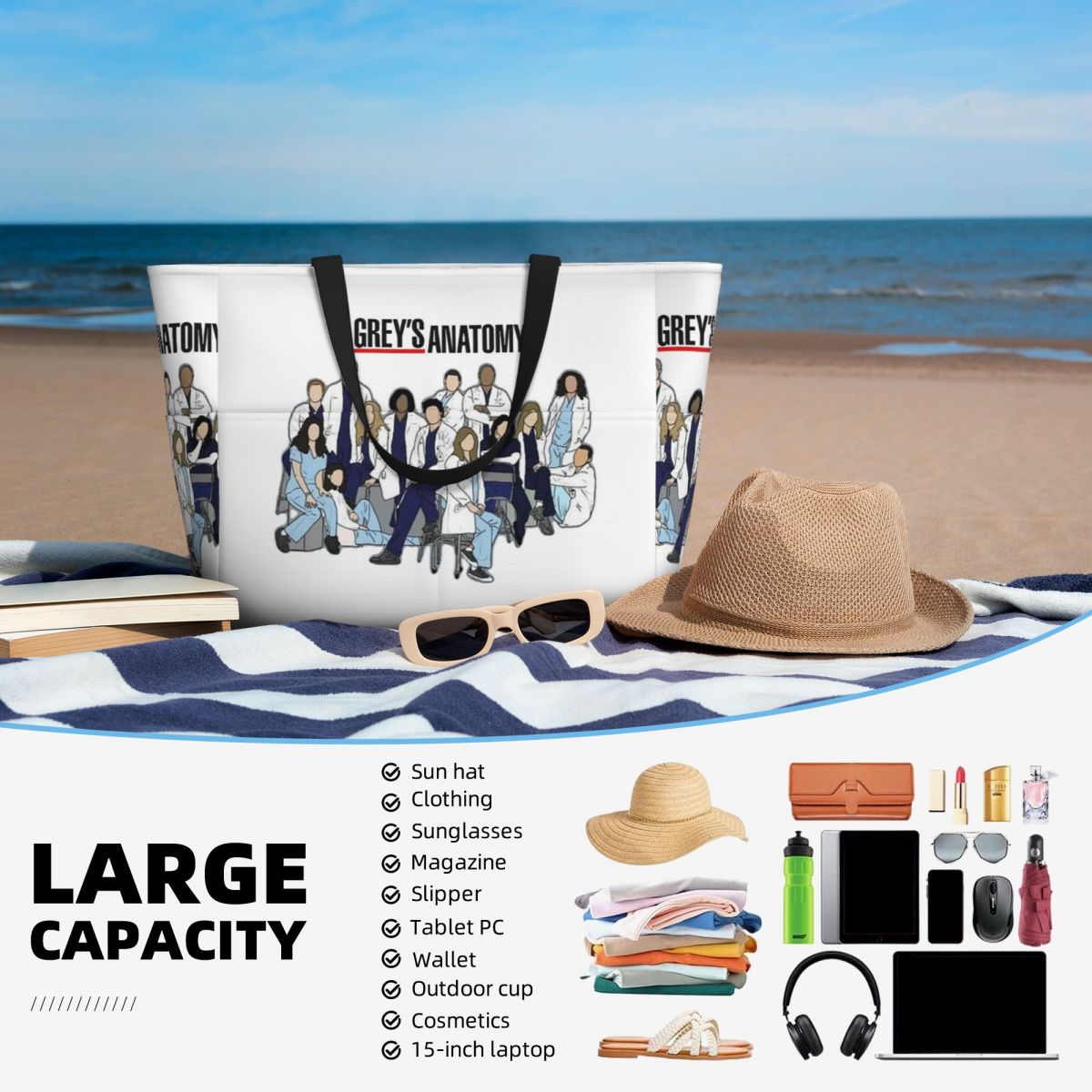 Greys Anatomy Seasons Beach To - Yoga Anatomy Of Fitness 评论和价格