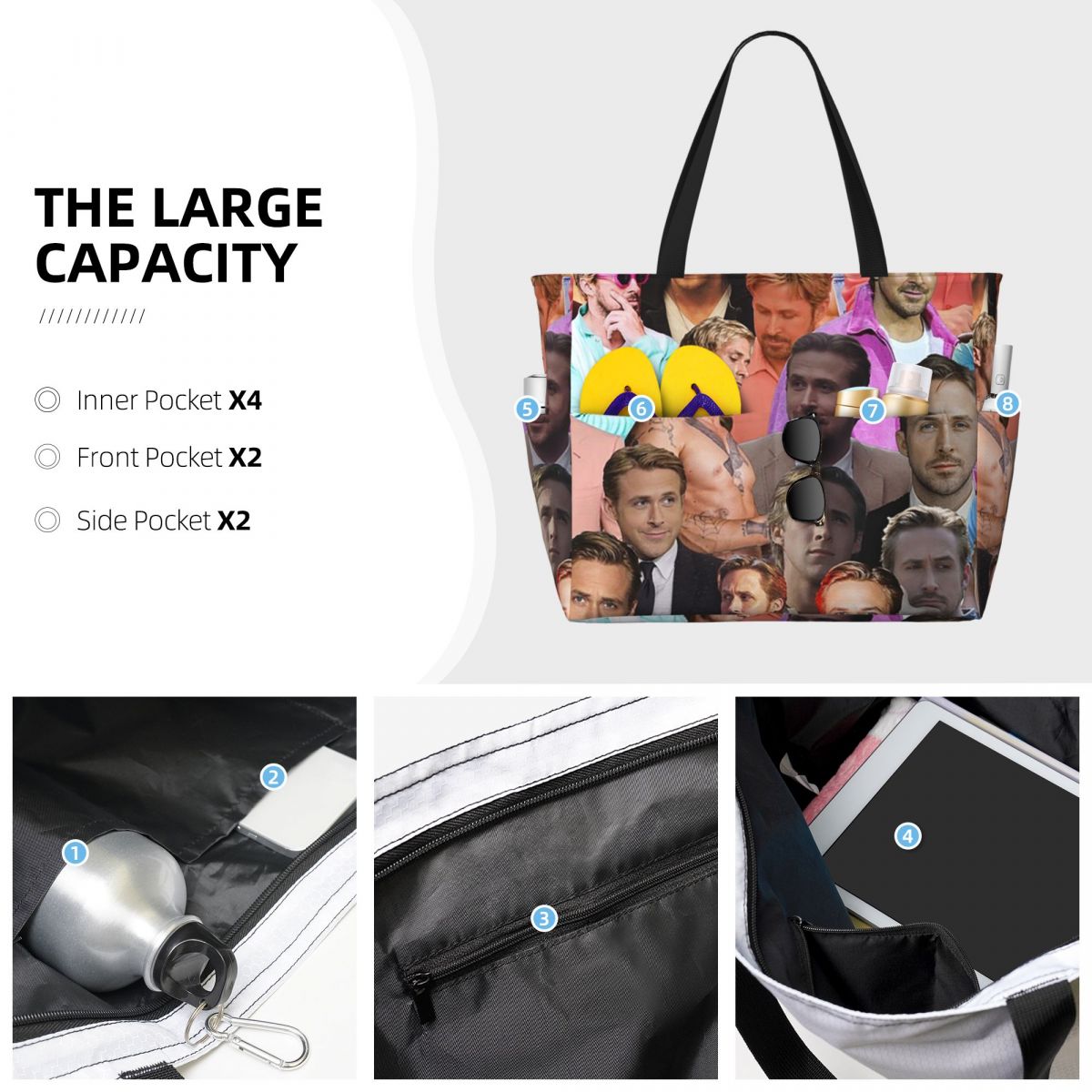 Ryan Gosling Photo Collage Bea - Yoga Fitness Photos 评论和价格
