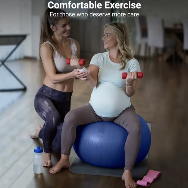 Yoga Ball 75cm Explosion-proof - Bosu Ball Balance 评论和价格