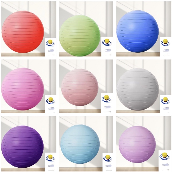 Yoga Ball 75cm Explosion-proof - Bosu Ball Balance 评论和价格