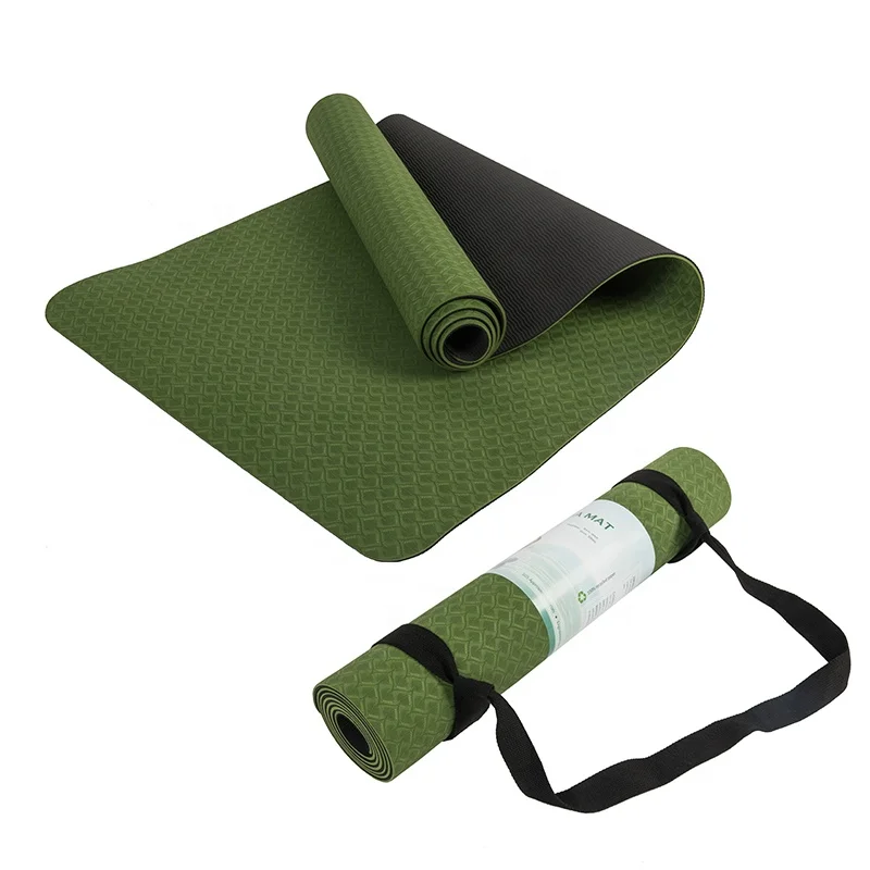 6mm Green Black Custom logo De - Yoga Fitness Logo Design 评论和价格