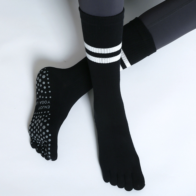Women Non-slip Five Fingers Yo - Yoga Fitness Dance 评论和价格