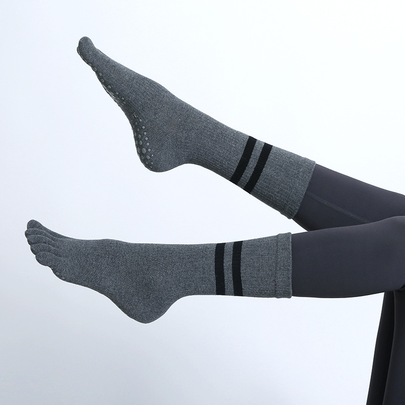 Women Non-slip Five Fingers Yo - Yoga Fitness Dance 评论和价格